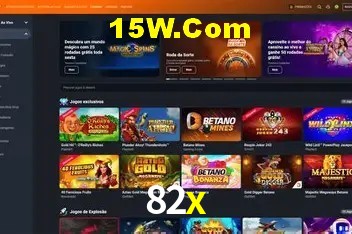 Slots com jackpots e giros grátis na 82x